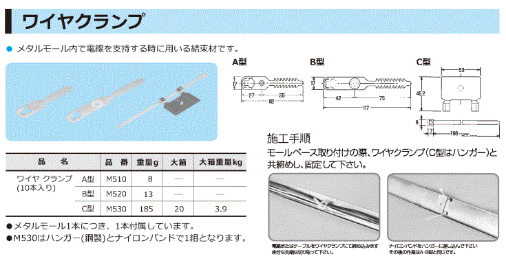 ワイヤクランプ